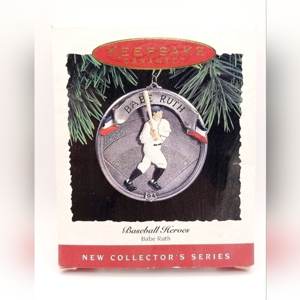 Vintage 1994 Babe Ruth Hallmark Keepsake‎ Ornament